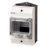 Insulated enclosure, HxWxD=160x100x80mm, +hinged cover