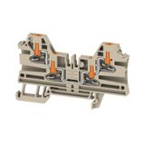 Feed-through terminal block, PUSH IN, 2.5 mm², 800 V, 24 A, Number of 