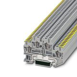 STTB 2,5-PE/L - Protective conductor double-level terminal block