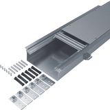 floor duct w. trough 250 80-120 dry care