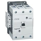 3-pole contactors CTX³ 150 - 130 A - 24 V= - 2 NO + 2 NC - lug terminals