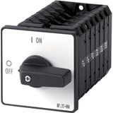 Multi-speed switches, T5B, 63 A, flush mounting, 6 contact unit(s), Contacts: 11, 60 °, maintained, With 0 (Off) position, 0-Y-D-2, Design number 103