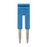 Short bar for terminal blocks 1 mmÂ² push-in plus models, 2 poles, blue XW5T0135A