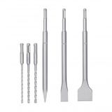 Chisel set SDS PLUS inc bits 6PCS