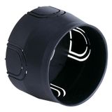 Flush mounting box ø 60mm light black