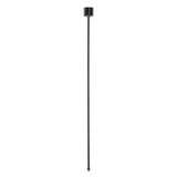 EUTRAC pendant rod fixed for 3-phase track, 120cm, black