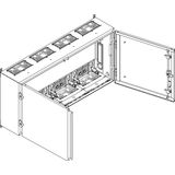 Wallcab.Cl.II IP54 WxHxD 1050x502x225mm