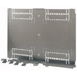 Mounting plate, 2xNZM4,4p,withdrawable unit,W=1000mm