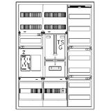 Z„hlerverteiler 1xZF, eHZ, H=1100 B=800 T=210mm, 1xTSG, VF
