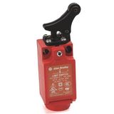 Bulletin 440P,Small Plastic IEC,Full Switch (Head & Body),Offset Hinge,Snap Acting,1NO 1NC Circuits,4 Pin DC M12 Quick Disconnect