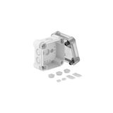 X04 LGR-TR Junction box with transparent lid 114x114x78