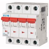 Miniature circuit breaker (MCB), 10 A, 4p, characteristic: B