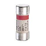 Domestic cartridge fuse - cylindrical type 10.3 x 25.8 - 10 A - w/o indicator