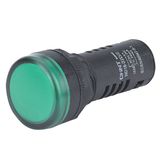 Compact plastic pilot light  (LED) green 400Vac (ND16-22DS/4/G/400)