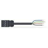 pre-assembled connecting cable;Eca;Plug/open-ended;black