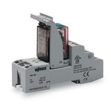 Relay module Nominal input voltage: 12 VDC 4 changeover contacts