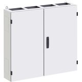 TG509S Wall-mounting cabinet, Field Width: 5, Number of Rows: 9, 1400 mm x 1300 mm x 225 mm, Isolated, IP55