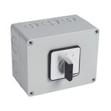 Cam switch - changeover switch with off - PR 63 - 2P - 63 A - box 135x170 mm