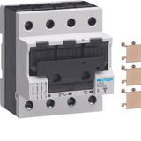 Switch-disconnector-fuse D02 E18 63A 3pole+N DIN rail with back-up fus
