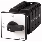 Reversing star-delta switches, T5B, 63 A, rear mounting, 6 contact unit(s), Contacts: 11, 60 °, maintained, With 0 (Off) position, D-Y-0-Y-D, SOND 30,