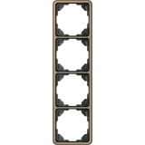 4-gang frame, bronze CD584GB