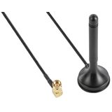 Magnetic foot antenna with 2.5m cable and SMA plug GSM/ UMTS/ LTE/ Blu