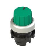 Green two-position knob selector E2 1SE42AVA49AB