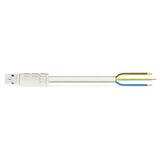 pre-assembled interconnecting cable Eca Socket/plug white