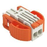2734-1102/038-000 1-conductor female connector; lever; Push-in CAGE CLAMP®