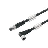 Sensor-actuator Cable (assembled), M8 / M8, Number of poles: 5, Cable 