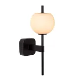 Lucide ELDA - Bathroom Wall Lamp - 1xG9 - IP44 - Black