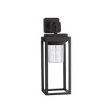 Anthracite Die-Casting Aluminium & Clear Acrylic LED E27 1x12 Watt 220-240 Volt Bulb Excluded IP65 L: 14.5 W: 20.5 H: 43 cm