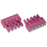 Socket 5-pole Cod. B pink