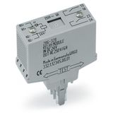 Relay module Nominal input voltage: 24 VDC 2 make contact gray