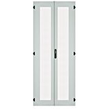 IS-1 split door ventilated 2-parts 80x220 RAL7035 lightgrey