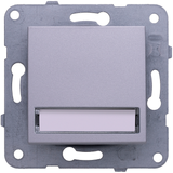 Karre Plus-Arkedia Silver Illuminated Labeled Buzzer Switch