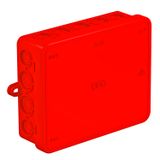 A 18 HF RO  Branch boxes, without terminal box, 125x100x38, red Polyethylene
