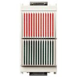 Red/green double indicator unit white