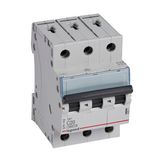 MCB TX³ 6000 - 3P - 400 V~ - 20 A - C curve - prong-type supply busbars