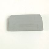 Terminal Block, End Barrier, Gray, for 1492-WM3