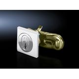SZ Cam lock, glass-fibre reinforced polyamid, with lock cylinder insert, Lock E1