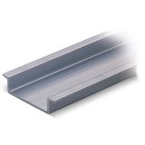 Aluminum carrier rail 35 x 8.2 mm 1.6 mm thick silver-colored