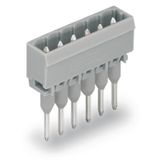 Male connector for rail-mount terminal blocks 1.2 x 1.2 mm pins straig