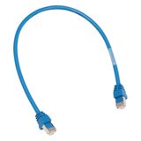 Patch cable with 2xRJ45 connectors for WAN application, color blue, length 5 m