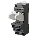 Socket, DIN rail/surface mounting, 31 mm, 14-pin, Push-in terminals PY  8101E