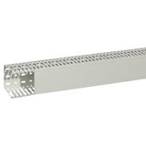 Cable ducting (base + cover) Transcab - 80x80 mm - light grey halogen free
