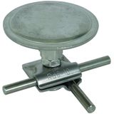 Air-termination stud for drivable flat roofs f. Rd 8-10mm StSt