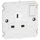 Arteor 1 Gang 5A Double Pole Switched Socket Outlet White