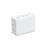 T 100 F  Branch square box, with outlets, 150x116x67, light gray Polypropylene