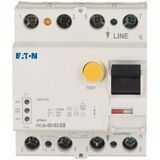 Digital residual current circuit-breaker, all-current sensitive, 40 A, 4p, 300 mA, type S/B